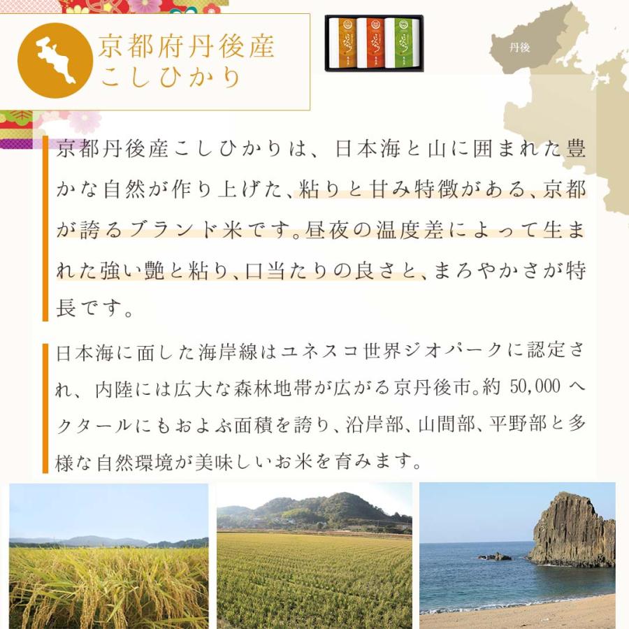 米 こしひかり 3種 450g×3 心シリーズ ギフトセット 令和4年度産 お米 精米 白米 おくさま印 国産 食品 お中元 お歳暮 香典返し お年賀 送料無料