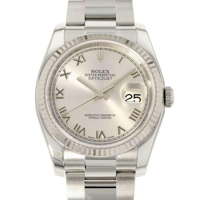 ROLEX 116234 デイトジャスト 腕時計 SS SS K18WG メンズ