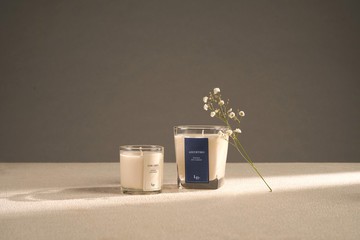 【蠟燭2入組合】天然大豆蠟燭 - 贈防塵蓋 (非滅燭蓋)