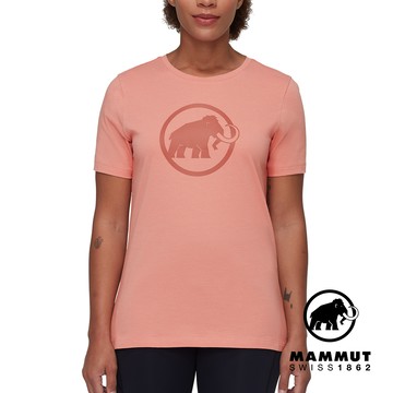 【Mammut 長毛象】Mammut Core T-Shirt Women Classic 機能短袖T恤 女款 石英粉 #1017-04072