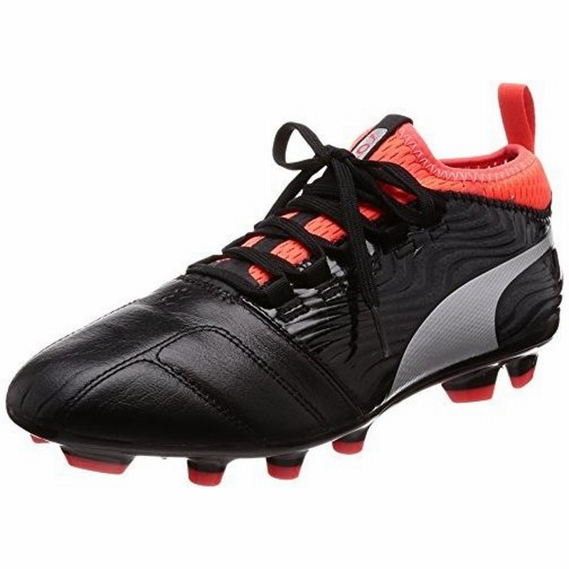 プーマ サッカースパイク Puma One 18 3 Hg ブラック プーマ シルバー レッド ブラスト 01 27 Cm 通販 Lineポイント最大0 5 Get Lineショッピング