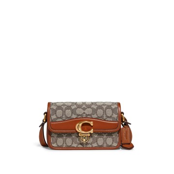 COACH Studio C LOGO扣小方包女單肩斜背包 C7937 (全新現貨)【 菲尼斯 國際精品 ★ 疊加現抵$1300 】 女神手袋
