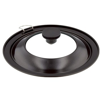 Pearl Life 珍珠金屬 煎鍋蓋附矽膠玻璃視窗 HB-2193  16cm  1個