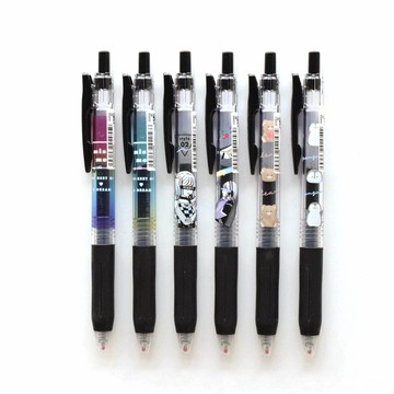 【STU】KAMIO x ZEBRA SARASA 0.5mm 酷洛米 中性筆 可愛圖案 漸層人物 黑墨中性筆