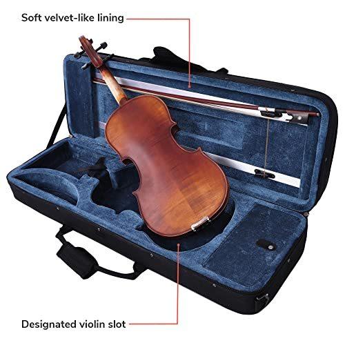 Vif Handmade Stradivari Copy Style Violin Fiddle Case Bow Set Student Violin Show Full Size