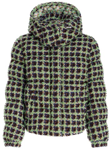 ETRO - quilted tweed jacket - women - Mohair/Polyester/Wool/Polyamide/Viscose/Cotton/Alpaca - 40 - Green