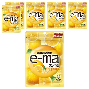 e-ma UHA 味覺糖 檸檬味  50g  6包