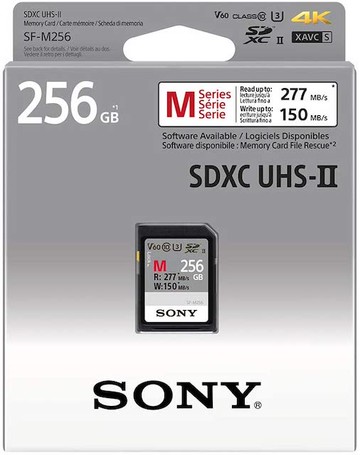 SONY 索尼 SF-M256 記憶卡【256GB/UHS-II/R277/W150】公司貨