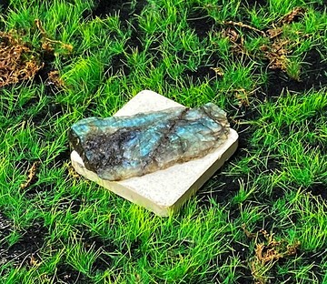 能量擺飾-天然原礦幾何雙面光-彩光拉長石片 財運水晶 快速出貨