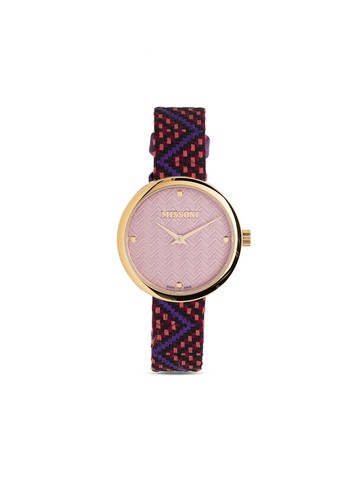 Missoni - M1 29mm - women - Leather/Steel - One Size - Purple