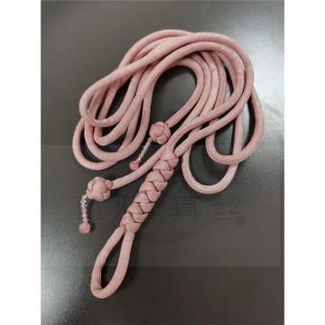 真絲桑蠶絲粉色腰帶細腰繩精致百搭國風