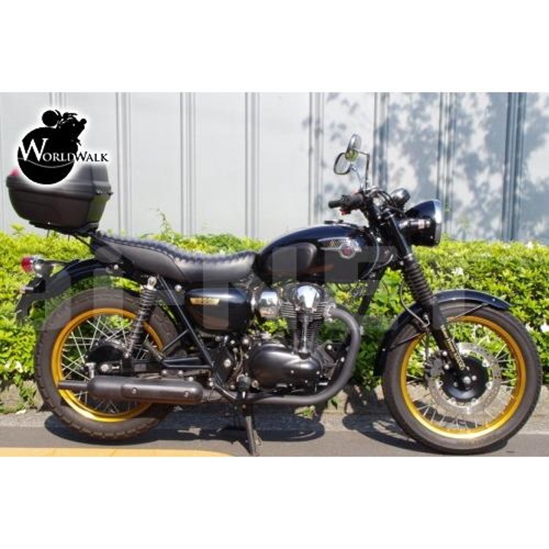 カワサキ(純正) リアキャリア W400/W650/W800 のパーツレビュー