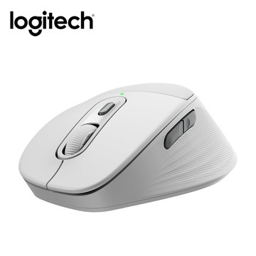 【Logitech 羅技】M850L 多工舒適無線滑鼠大手版 珍珠白