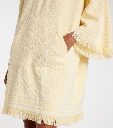 Zimmermann Coco fringed cotton terry beach dress