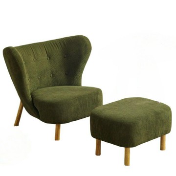 日式懶人沙發羊羔毛小戶型服裝店網紅創意臥室北歐輕奢單人沙發椅【0113103DD】