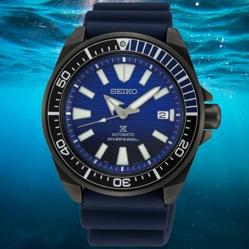 SEIKO精工 PROSPEX系列 DIVER SCUBA 防水200米 潛水機械腕錶 45mm (4R35-01X0A/SRPD09J1)