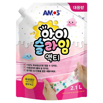 AMOS 阿摩司 兒童史萊姆活化劑 2.1L  1個  透明