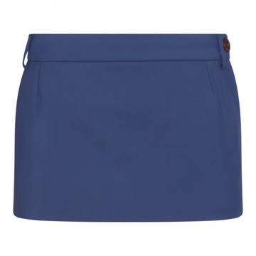 Vivienne Westwood - Blue Cotton Mini Skirt 42