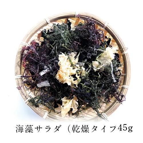 乾燥：海藻サラダ45g 乾燥タイプ_送料無料 ぽっきり 母の日 父の日 ポイント消化 得トクセール