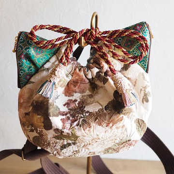 Jaguar 編織貓型抽繩背包包（一件式/免運費）