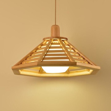 樂天優選~吊燈日式榻榻米實木吊燈木屋頂陽台吊燈棋牌室民宿客棧茶室木房藝吊燈 雙11全館免運