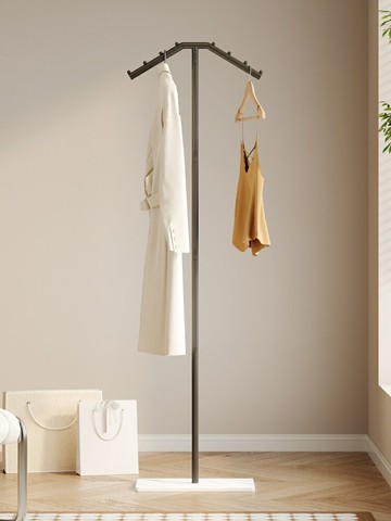 衣帽架臥室落地掛衣架網紅置物架入戶立式家用床邊放衣服架子衣架