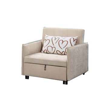 弗里達單人(米色)沙發床