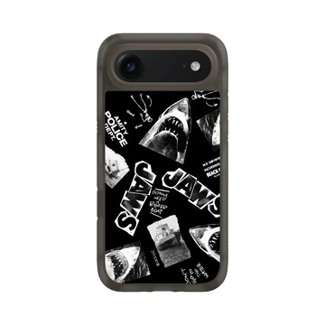 iPhone Air AirX 本質黑 - Jaws - 大白鯊 - 黑白圖案