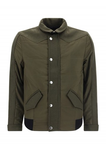 Les Hommes - Padded Jacket - Mens - Green