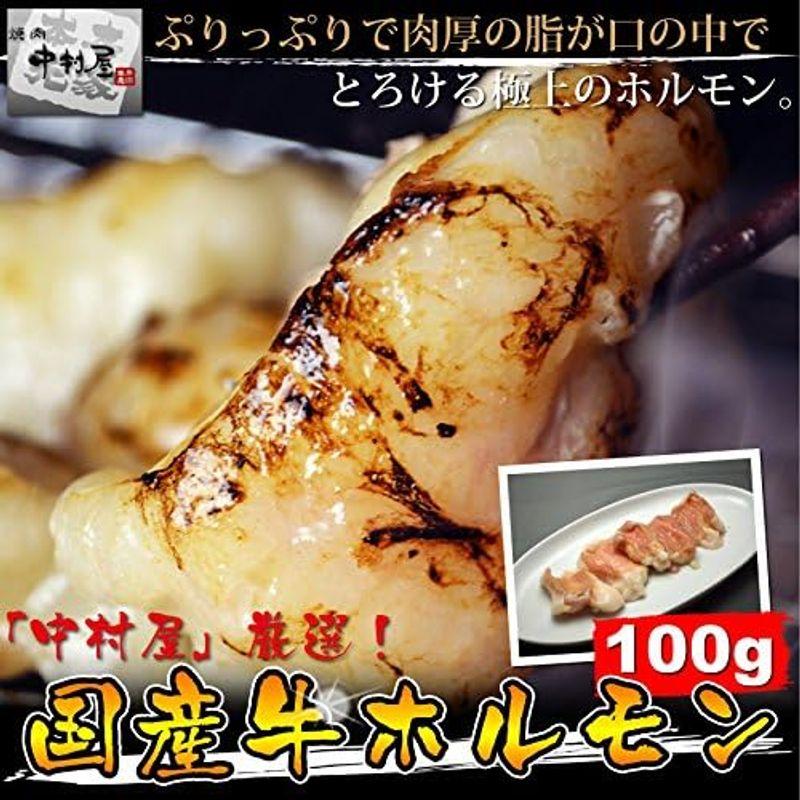 焼肉中村屋 ぷりっぷりで肉厚の脂が口の中でとろける国産牛ホルモン100g(小腸 焼肉 もつ鍋 バーベキュー BBQ)