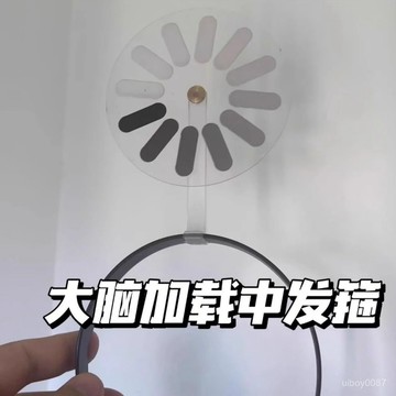 🛒臺灣24h🌳新品搞怪頭箍可旋轉大腦加載中簡約賣萌節日派對裝飾送朋友