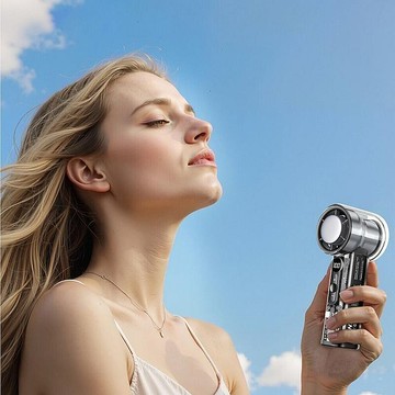 超長續航 高速製冷手持風扇 可掛脖 移動冷氣 桌面風扇 手機支架 冰風扇 冷敷風扇 xf6940