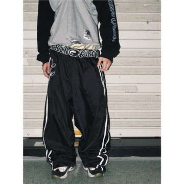 GameOne 25SS 少林絕倫 美式復古嘻哈亞文化滑板oldschool運動褲