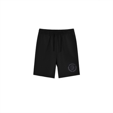 GIORDANO 童裝獅子刺繡短褲 - 12 原子灰