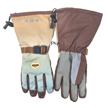 KOCOTREE 極光暖和滑雪手套 L均碼 100%聚酯纖維  流沙棕  1組