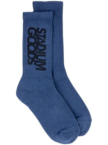 STADIUM GOODS® - logo "Blue Suit" crew socks - unisex - Cotton - L