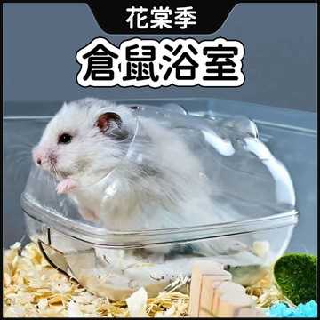 浴室 倉鼠用品 倉鼠浴室 透明浴室 倉鼠廁所 透明雲朵浴室廁所 鼠浴沙盆 浴沙盆 布卡星浴盆 倉鼠砂盆 倉鼠浴室 鼠用品