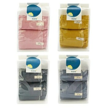 BoBo 双織雙面紗/毛巾 35x90cm兩件組(夜灰/粉紅/泥藍/芥黃)★衛立兒生活館★