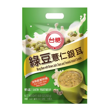 [家速配]台糖綠豆薏仁銀耳25gx10