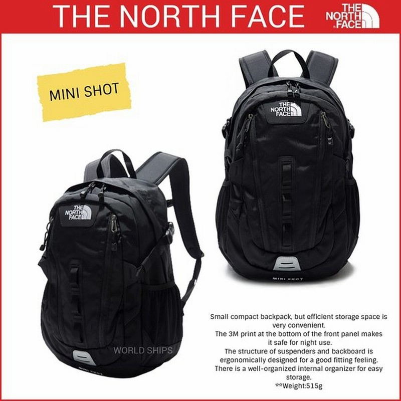 ノースフェイス リュック レディース メンズ 新作 The North Face ミニショット Mini Shot 日本未入荷 海外限定 通販 Lineポイント最大0 5 Get Lineショッピング
