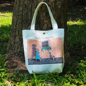 老貓療養院 背影帆布袋