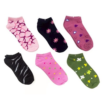 彩漾船形少女襪(顏色隨機出貨)