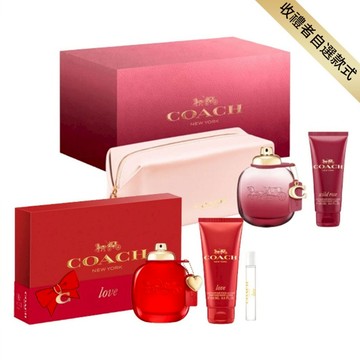 【COACH】時尚戀紅淡香精/曠野玫瑰淡香精90ml禮盒任選⚡快速出貨