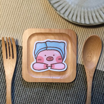 泡澡小豬 小防水貼紙 SS0136
