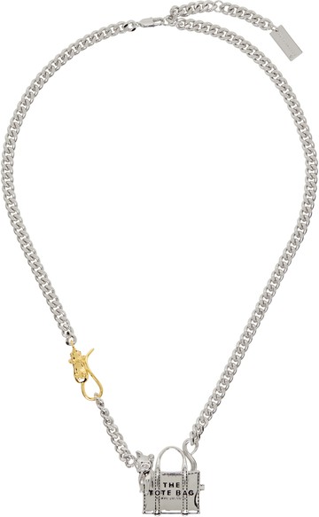 Marc Jacobs 银色 Cats Out Of The Bag 项链