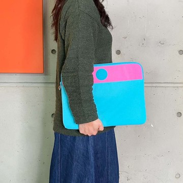 Solis馬卡龍系列13.3吋筆電保護套-粉藍標