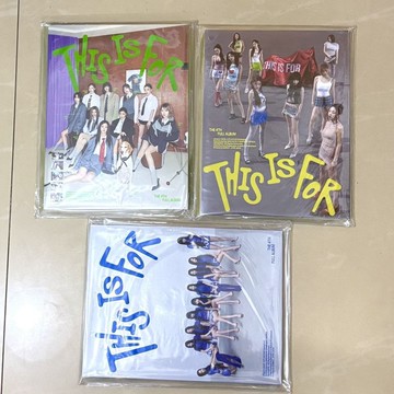 ⭐韩国代购正版⭐twice正规4兔 this is for 新专回归团封 全新未拆正品