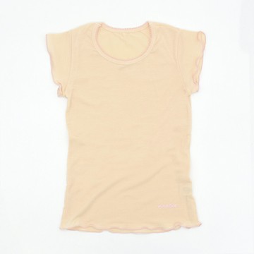 minihope舒適彈性短袖上衣-夕陽黃