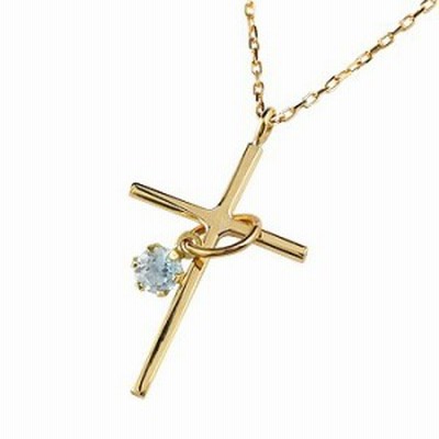 種類豊富な品揃え ペンダント イエローゴールドk18 ブルームーンストーン ネックレス クロス メンズ ネックレス 十字架 6月の 人気 チェーン 地金 シンプル ネックレス Trabal Mx