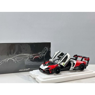 LCD1/18 麥拉倫 洗拿 McLaren Senna GTR Red/White LCD18016RW